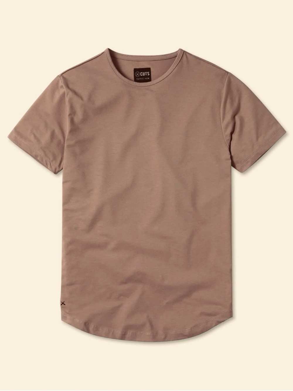 CUTS Clothing Th Curve-Hem Short Sleeve Tee L NWOT